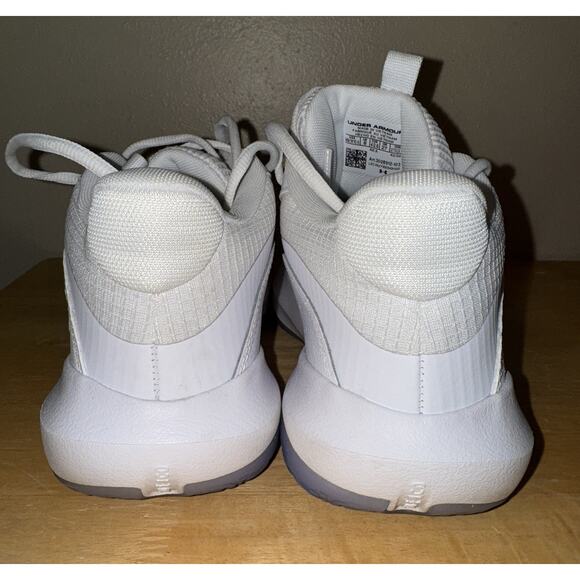Under Armour UA Lockdown 7 Men 9 Women 10.5 White NICE MSRP 70$ - Picture 5 of 8